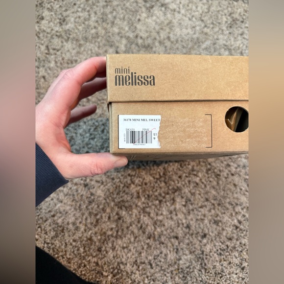 NWT Mini Melissa Sweet Love Glam Pink Toddler Sandals Size 9 - Picture 7 of 7